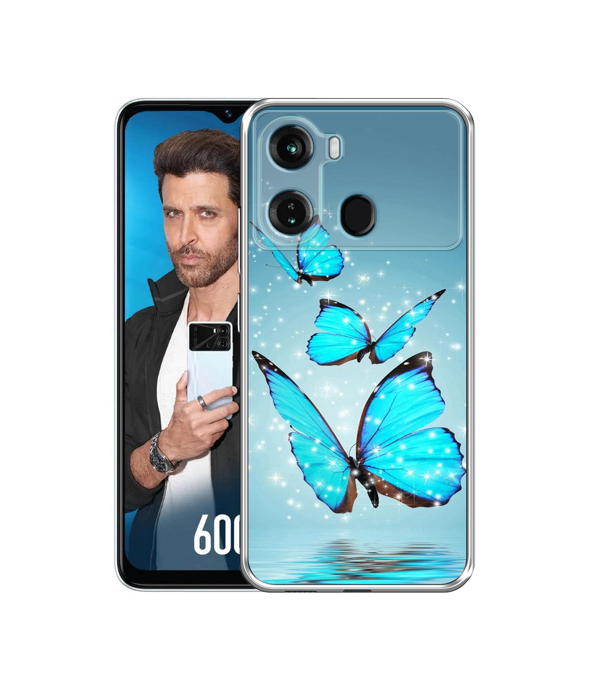 Amazon Brand- Solimo Basic Case for Itel P40 4G (Silicone_Multicolor) (B0C151ZM13) Amazon Price History, Amazon Price Tracker