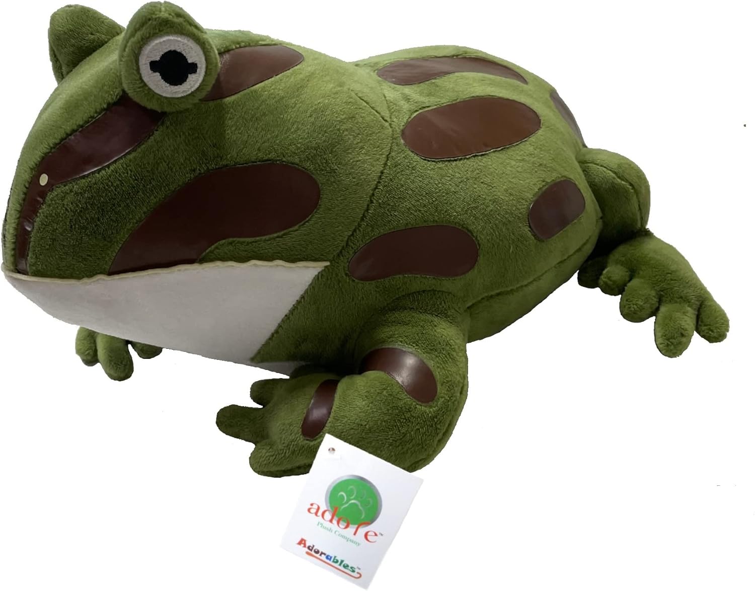 Adore 12" Lumpy The Pacman Frog Stuffed Animal Plush Toy