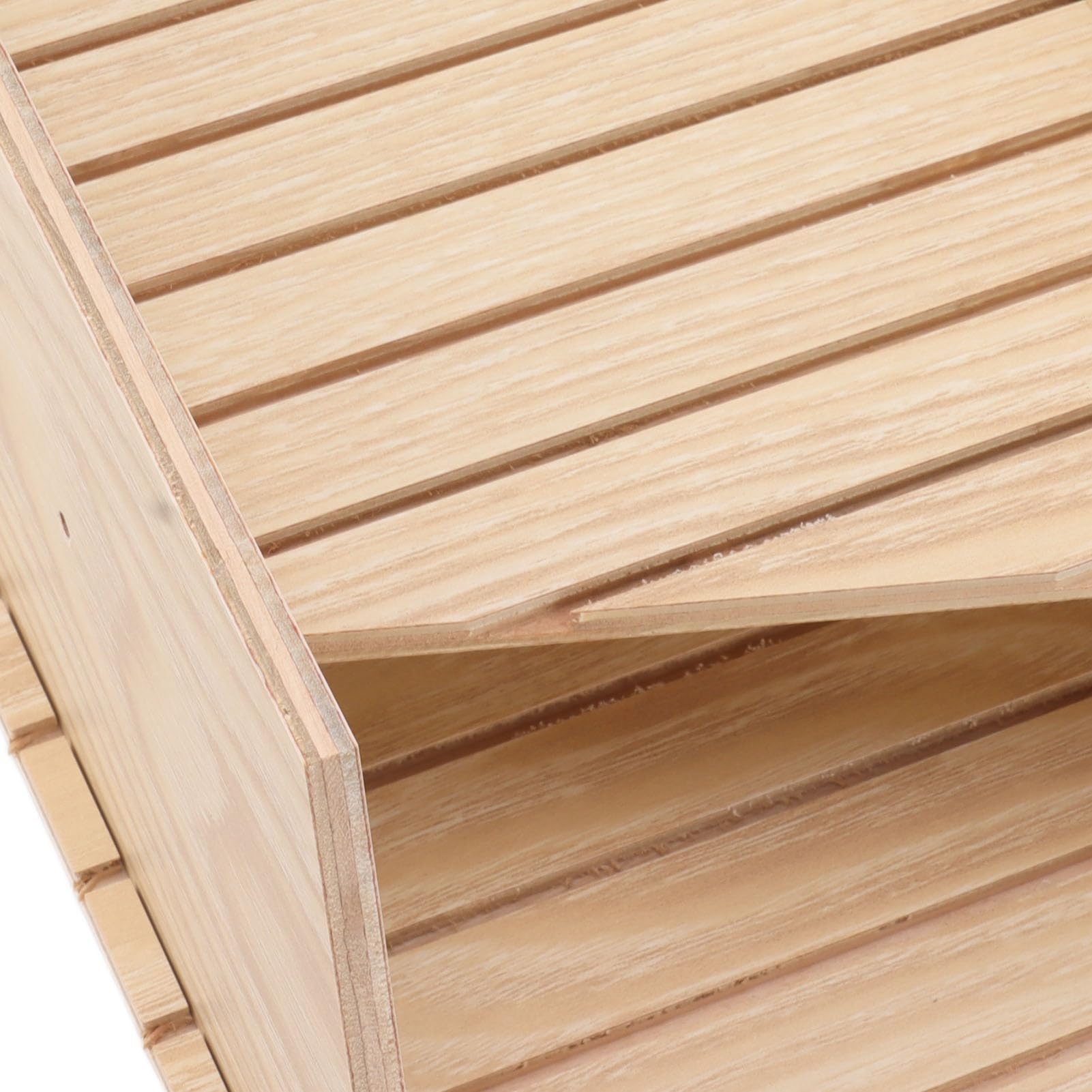 Pilipane Handgefertigter Doppelkammer-Fledermaushaus-Bausatz, Wetterbeständiger Fledermauskasten aus Holz Für Den Garten Im Freien, Fledermaushaus auf Der Gartenterrasse