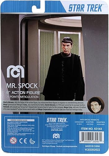 Miniatura 8 de MEGO CORPORATION Star Trek The Motion Picture - Figura de acción de Spock de 8 pulgadas