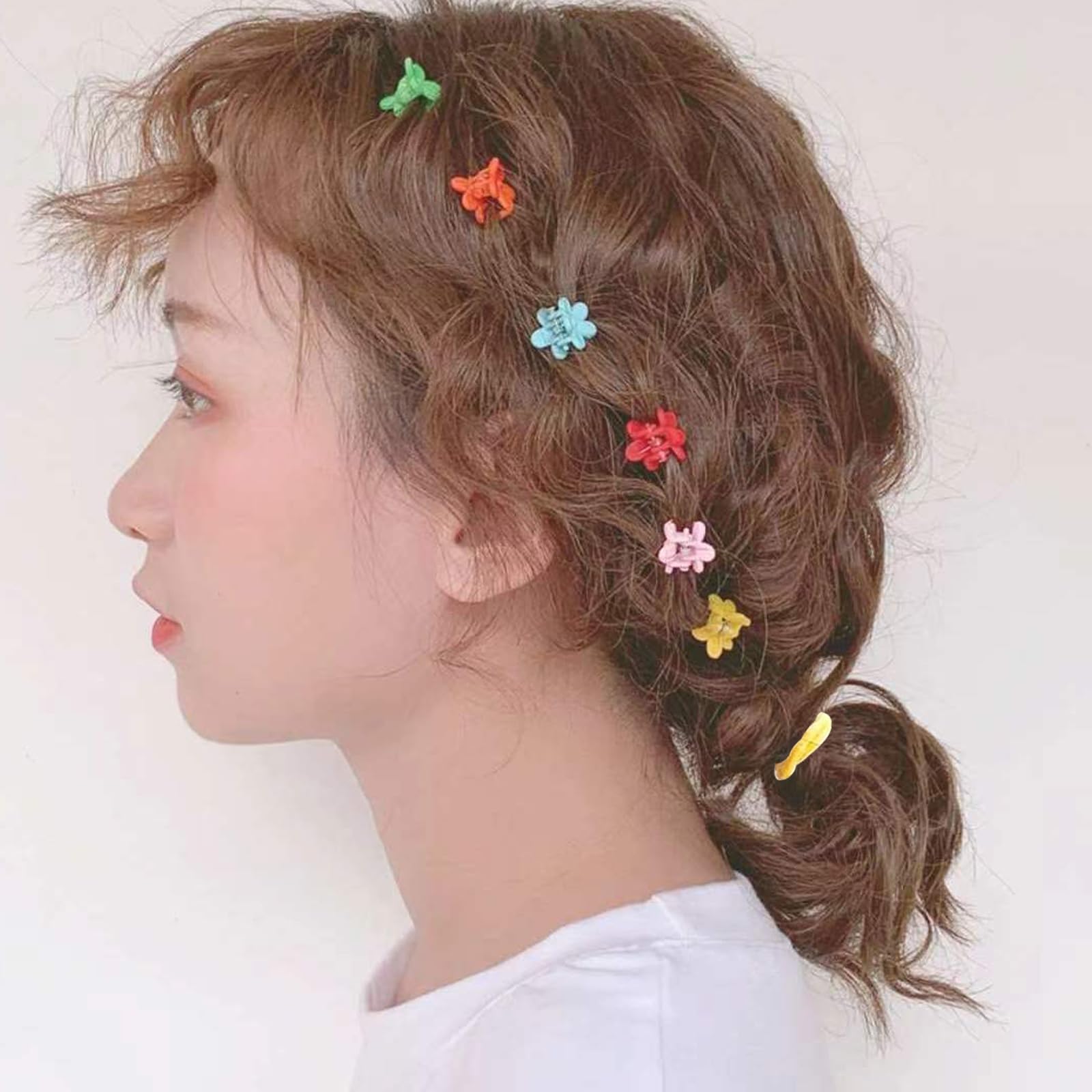 1 scatola di elastici per capelli per ragazze, code di cavallo per ragazze e neonate