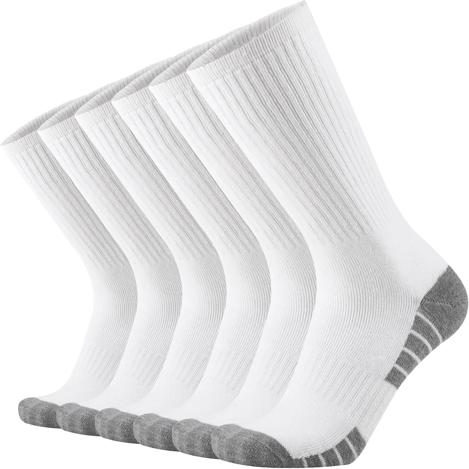 ONKE Seamless Athletic Work Socks for Men Heavy Duty Boot Max Cushion Crew