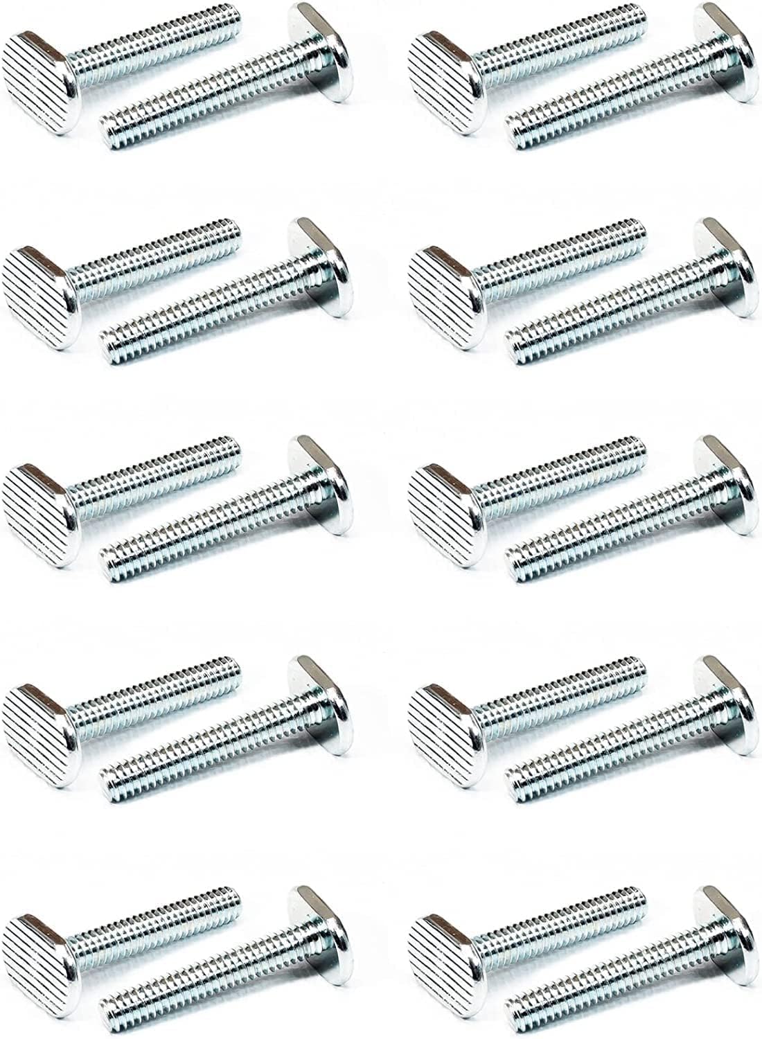 USA Made T-Slot Bolts 1/4โ-20 Thread Size T-Bolts, 20 Pack (2")