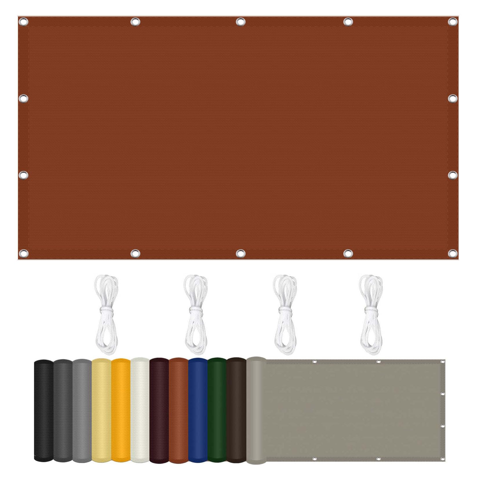 Voile ombragé imperméable 270x290 cm pour abriter votre pergola ou votre serre de jardin