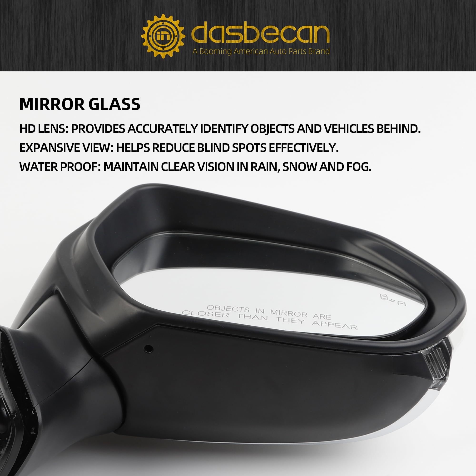 yy________s様 Amazon.com: Dasbecan Passenger Side Mirror Compatible with