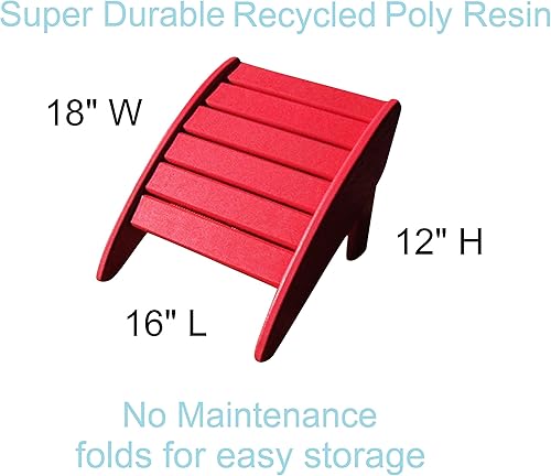 Miniatura 9 de Phat Tommy Poly reciclado al aire última intervensión Patio reposapiés Otomano, Azul
