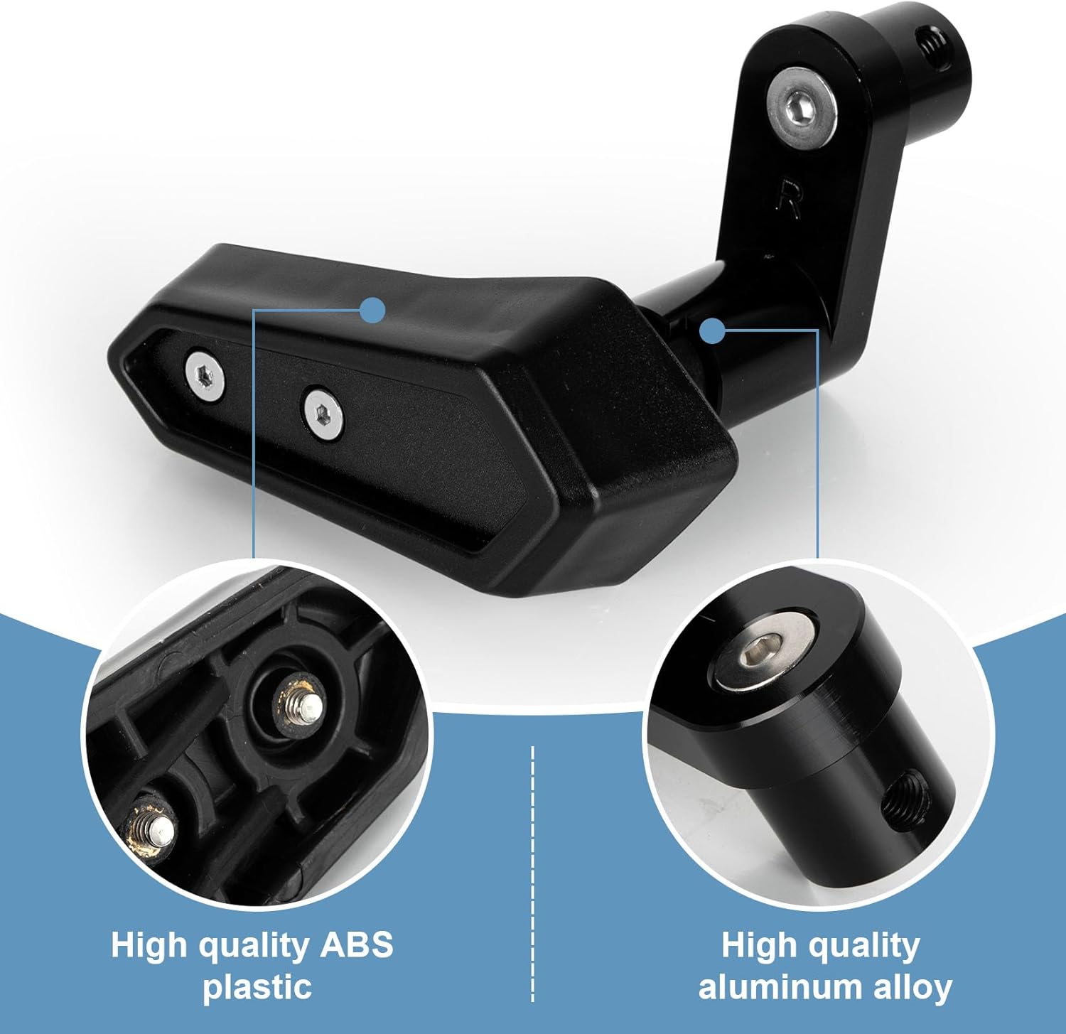 PSLER Ninja 500 Frame Slider - Engine Anti-Fall Protection Cover Impact Engine Drop Pad Motorcycle Crash Protector Body Sliders for Ninja500 Z500 SE 2024 2025,Black