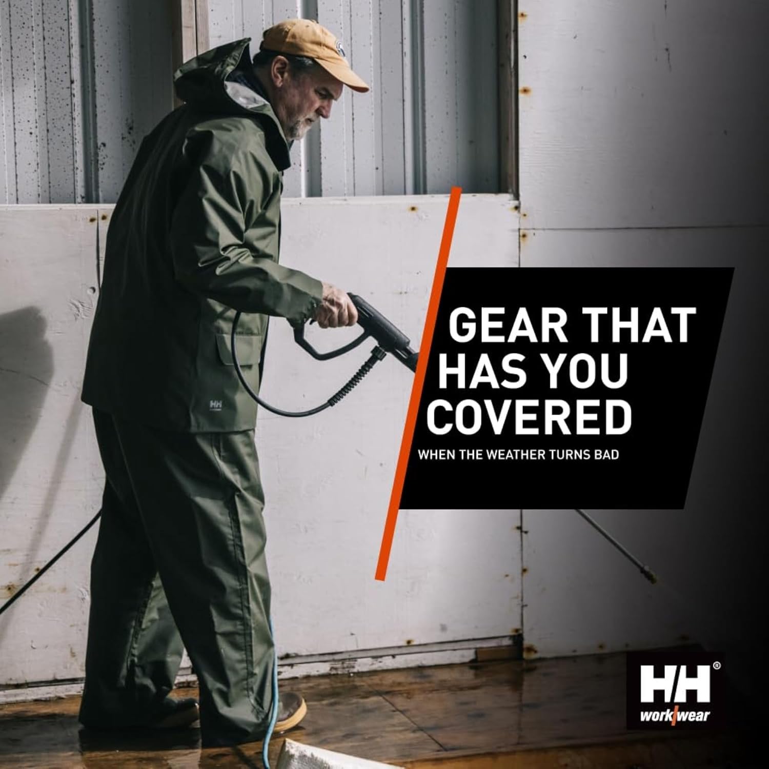 Helly Hansen Mandal Waterproof Bib Overalls - PVC Rain Gear for Men - Fishing Pants for Men - Heavy-Duty Work Overalls - Image 4