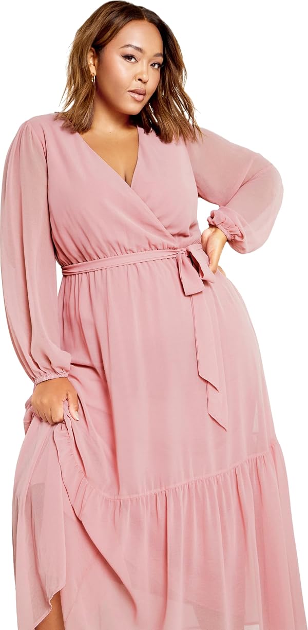 City Chic Women's Plus Size Charlie Maxi Dress, 12 by City Chic - Used condition - US$27.01