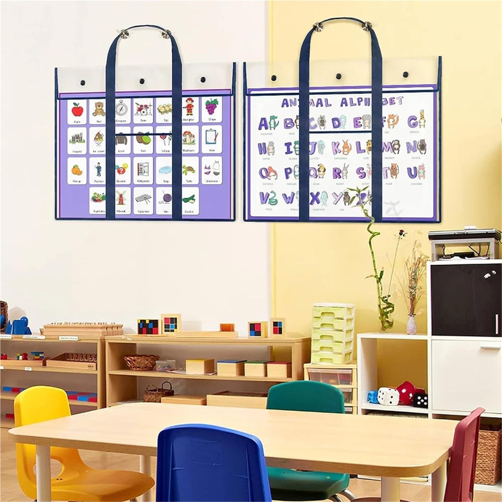 Bolsa Para Tablero De Dibujo De Artista Carpeta transparente de PVC de gran capacidad, bolsa portátil for tablero de dibujo, bolsa de almacenamiento de papel for bocetos y carteles, bolsa for pizarra