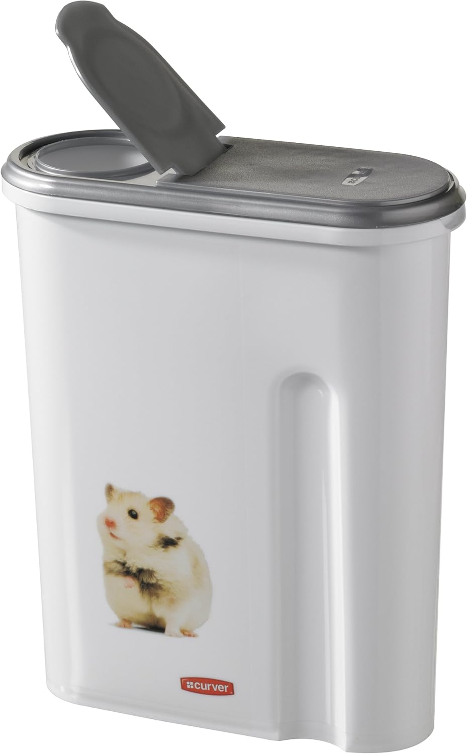 Curver Petlife 181169 Pet Food Pouring Container for Rodents White