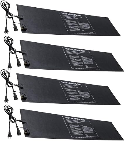 Hydrofarm 12 x 48-Inch Propagation Heat Mats (4 Pack)