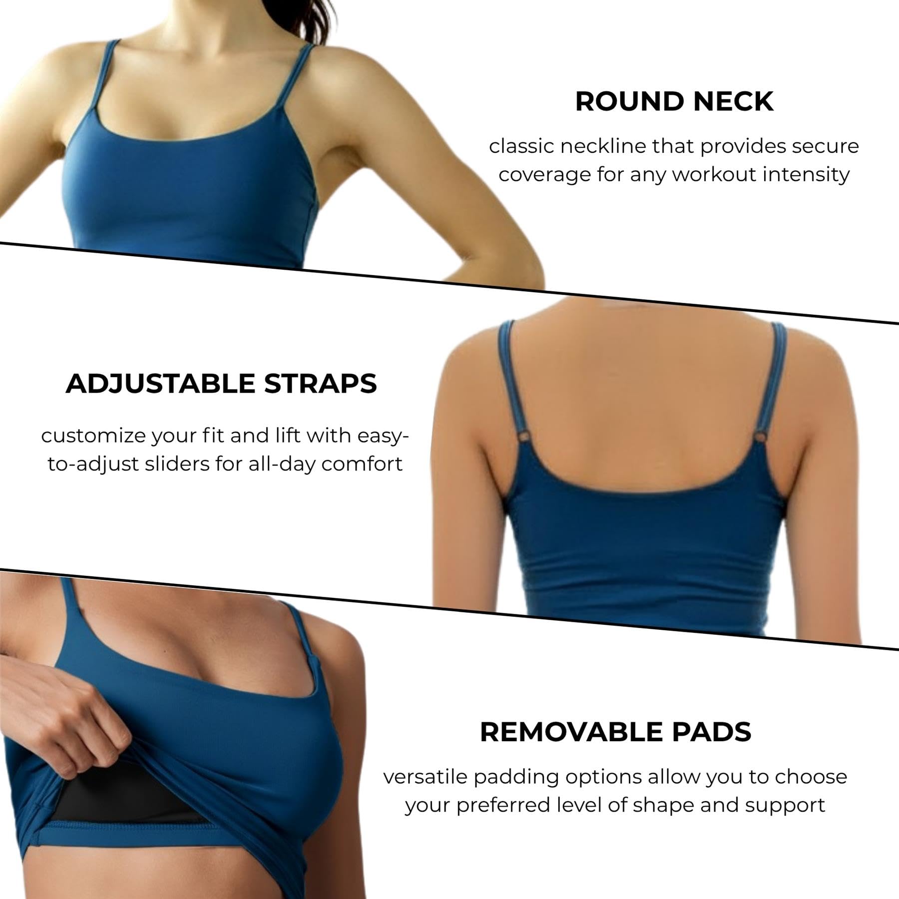 janisramone® Conjunto de gimnasio de entrenamiento para mujer, 2 piezas, tirantes delgados, brasier deportivo y leggings con corte de bota, conjunto de yoga, camiseta sin mangas que absorbe el sudor y