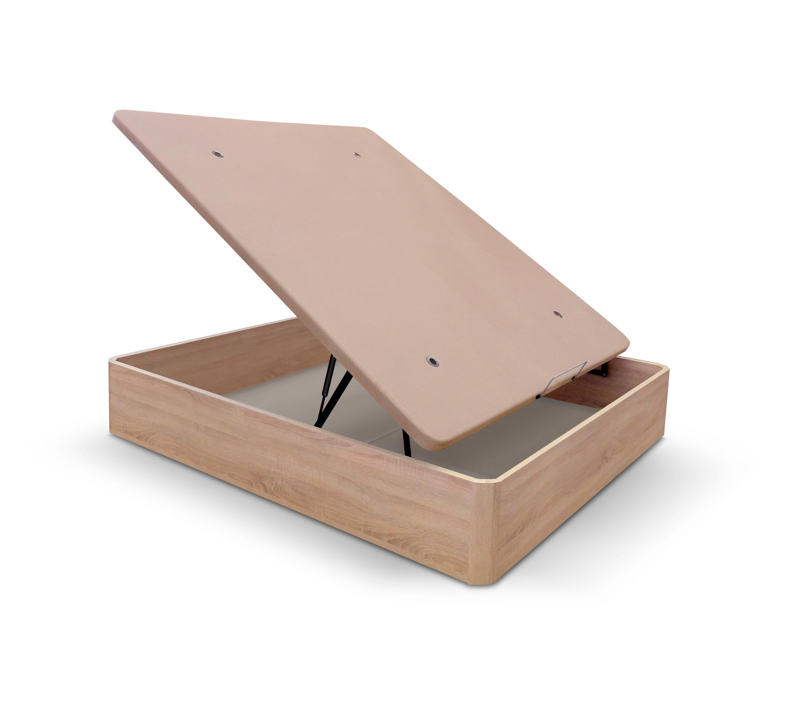 WIN REST - Pack Spazio : Canapé Spazio Cambria y Colchón Imperium | 135x190cm | Muelles y Espuma Ecosystem | Diseño Moderno y Funcional con Espacio de Almacenamiento Óptimo