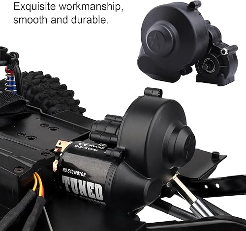 Miniatura 3 de Hobbypark Caja de cambios de transmisión con engranaje de piñón de motor para Axial SCX10 SCX10 II 90046 90047 110 RC Crawler Cars, carcasa de