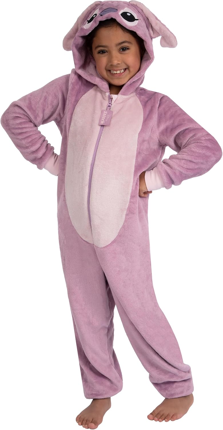 Disney Onesie | Lilo And Stitch Onesie For Girls | Angel PJs | Girls Pajamas | Sizes 6 To 14