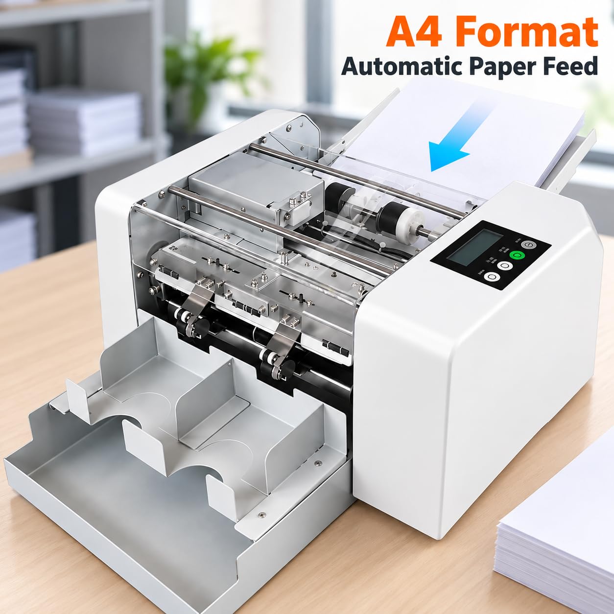 Automatyczny nóż do wizytówek, 4000 kart/godzinę krajalnica do papieru A4