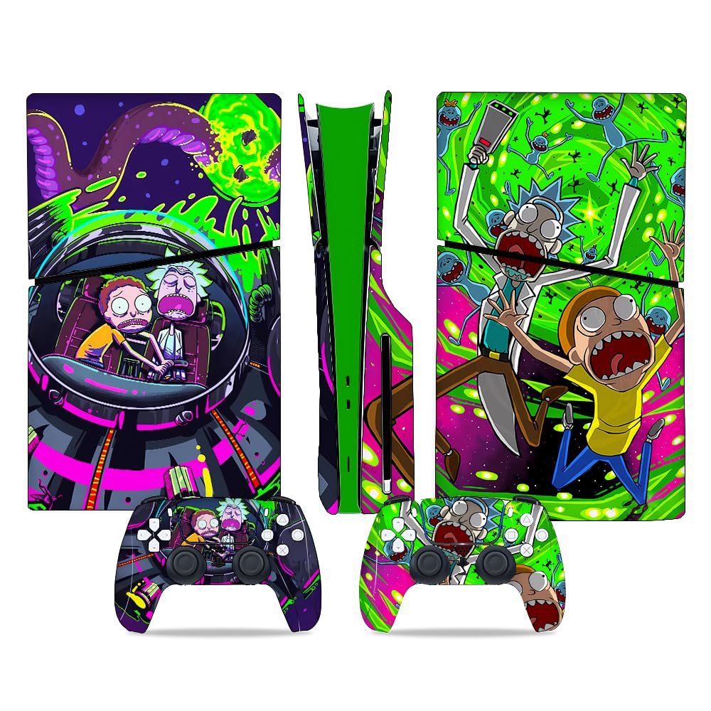 PS5 Slim Disc Edition Skin - Slim Disc Console and Controller Accessories Cover Skins PS5 Controller Skin Gift