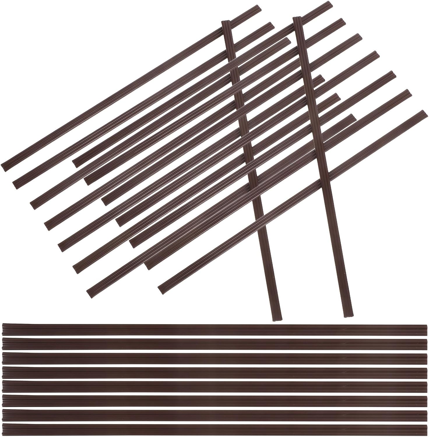 100pcs Three Hole Coffee Stirrer Straws Disposable Plastic | Hot Drinks and Beverages, Universal Size Fit, Portable Office Cafe Use