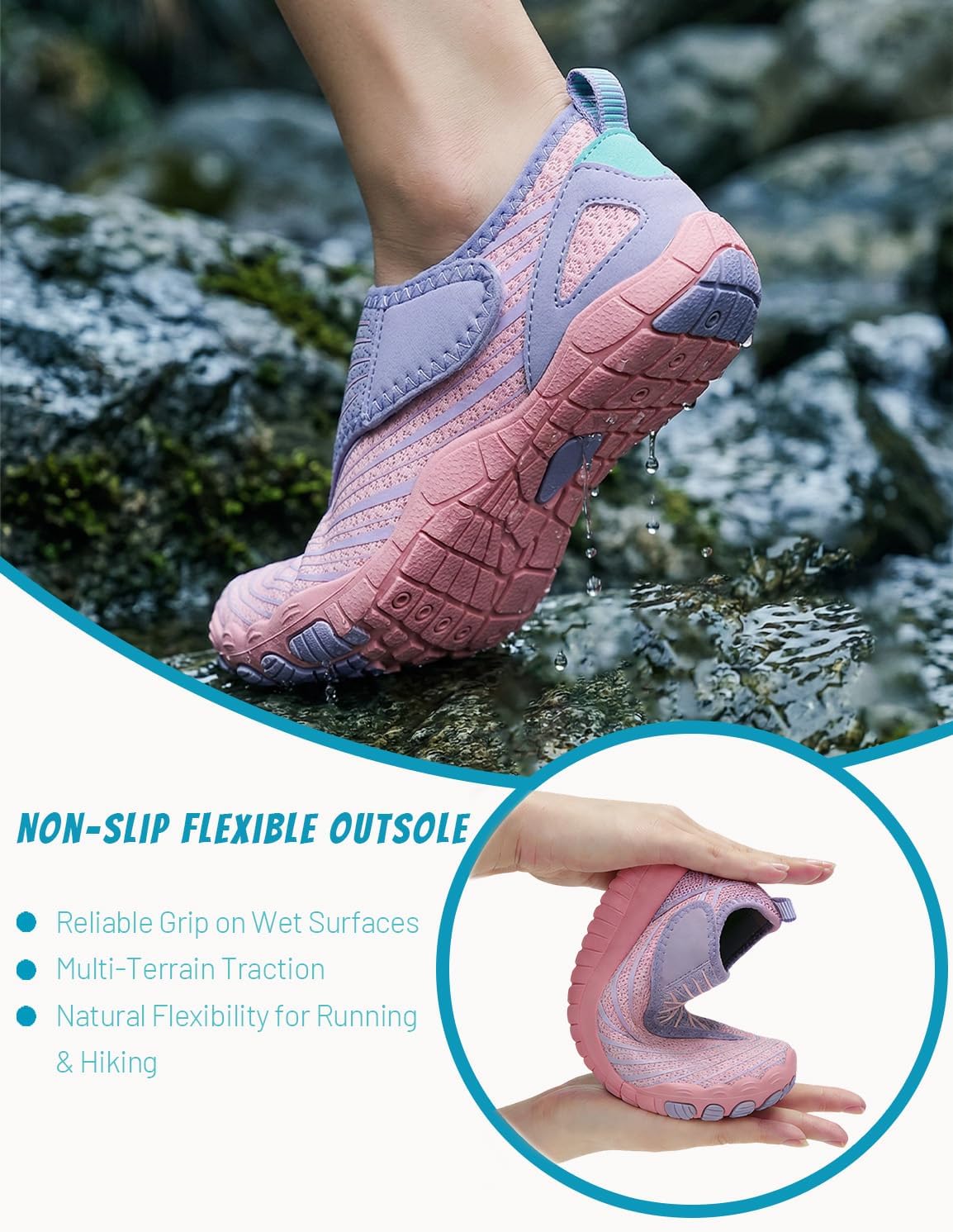 Barefoot Shoes for Women Men – Lightweight, Flexible, Breathable Slip-On Walking, Running, Hiking & Water Shoes with Wide Toe Box