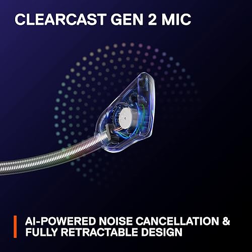 Miniatura 8 de SteelSeries Arctis Nova 7P Auriculares inalámbricos multiplataforma para juegos, controladores magnéticos de neodimio, 2.4 GHz + Bluetooth, batería