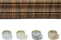 Vista 1 de WAPANE Moldeo de espuma autoadhesivo de 7.5 pies x 3.1 pulgadas, borde de papel tapiz de corona flexible, líneas de bordes de pared 3D, base