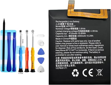 APP00317 Replacement Battery for Cat Caterpillar S62 Pro,Rechargeable 0 Cycle Battery Compatible with Cat S62 Pro