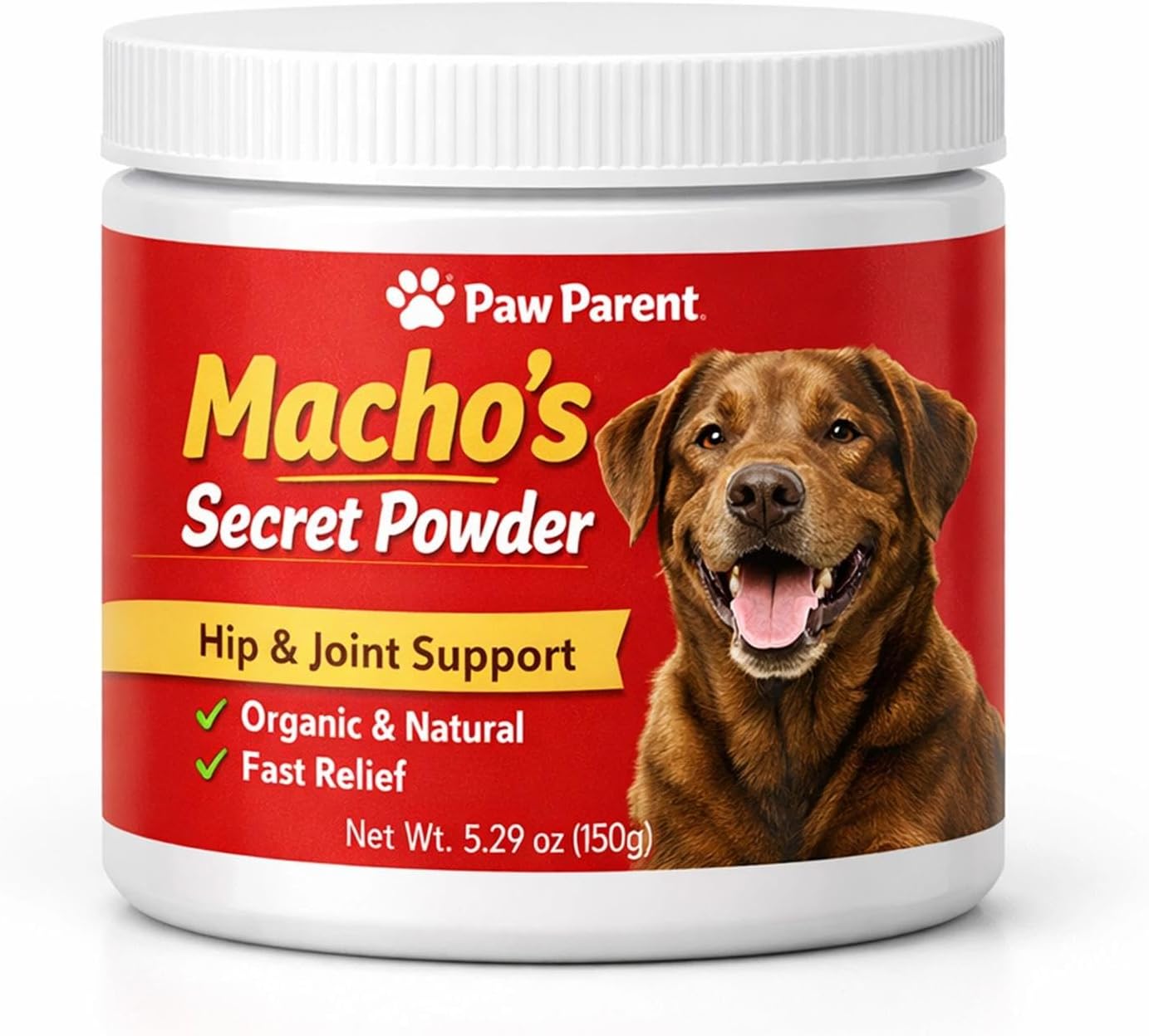 The Paw Parent Hip & Joint Support Powder for Dogs – Green Lipped Mussel Formula for Mobility & Daily Joint Care – Easy to Mix Food Topper for All Breeds(1pc)