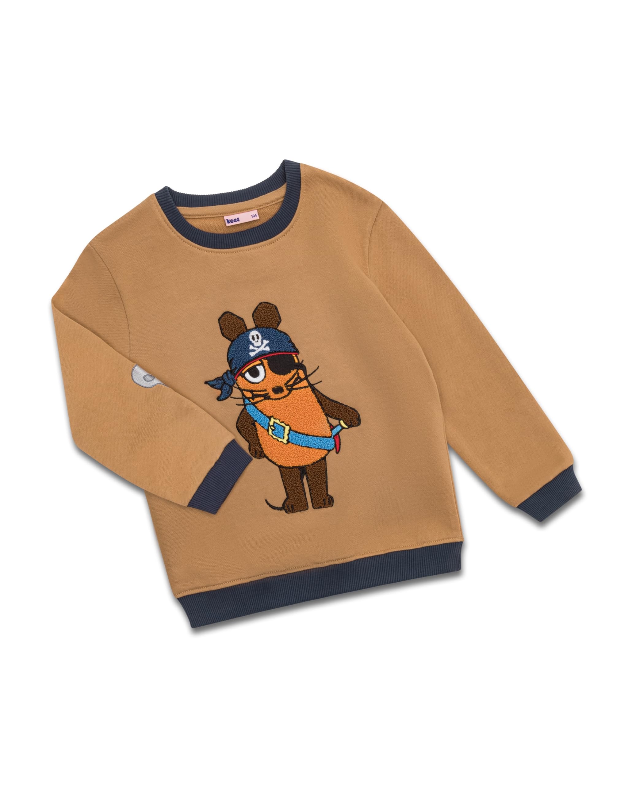 koaa Die Maus Pirat Pullover - Sendung mit der Maus, Kids Sweater, Pullover Sweatshirt Jungen, mädchen Langarmshirt, kinderpullover, Longsleeve, Sweatshirts Langarm, kinderkleidung, 104-128
