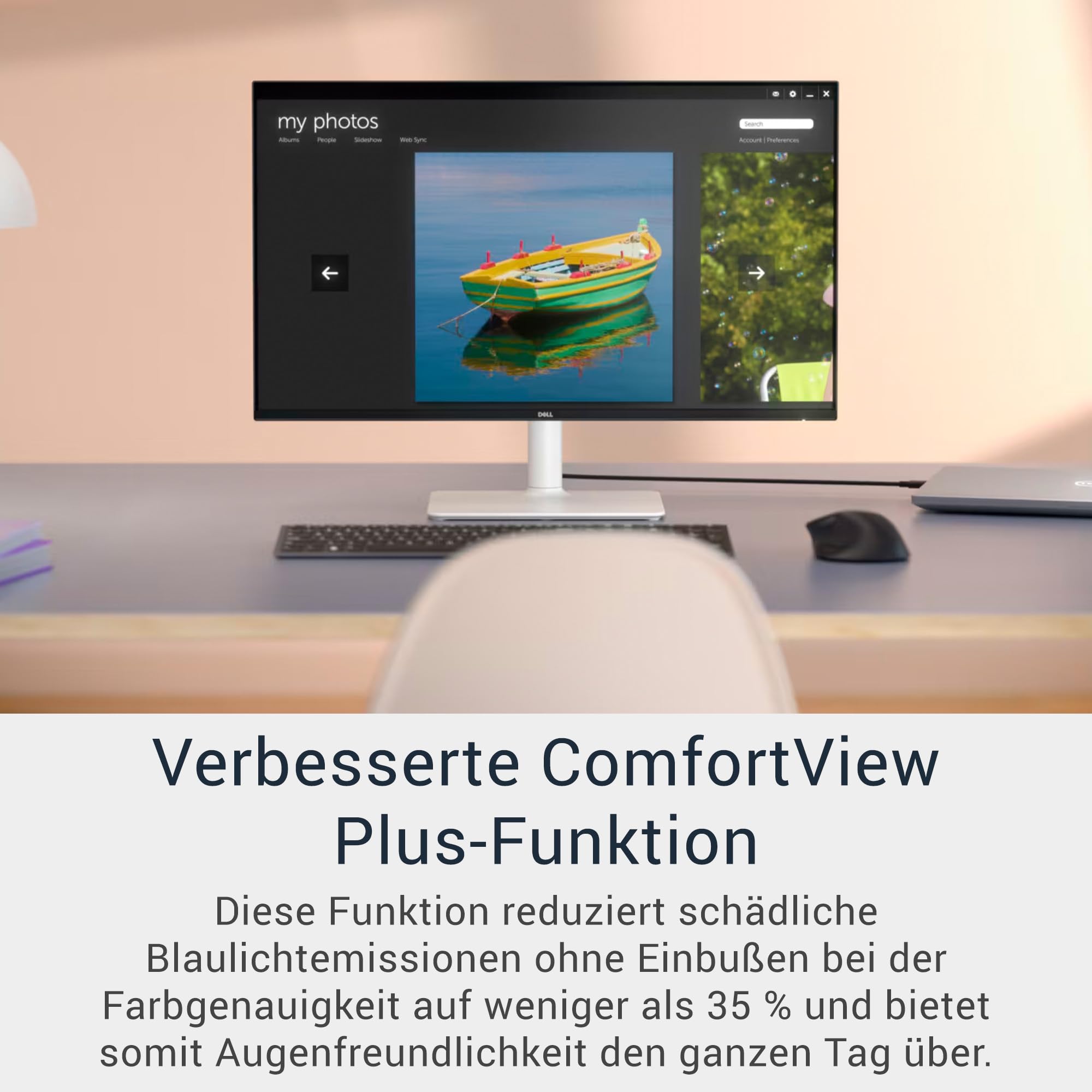 Dell S3425DW 34" Curved WQHD Monitor, 120Hz, VA, 1ms, AMD FreeSync Premium, HDR10, Höhenverstellbar