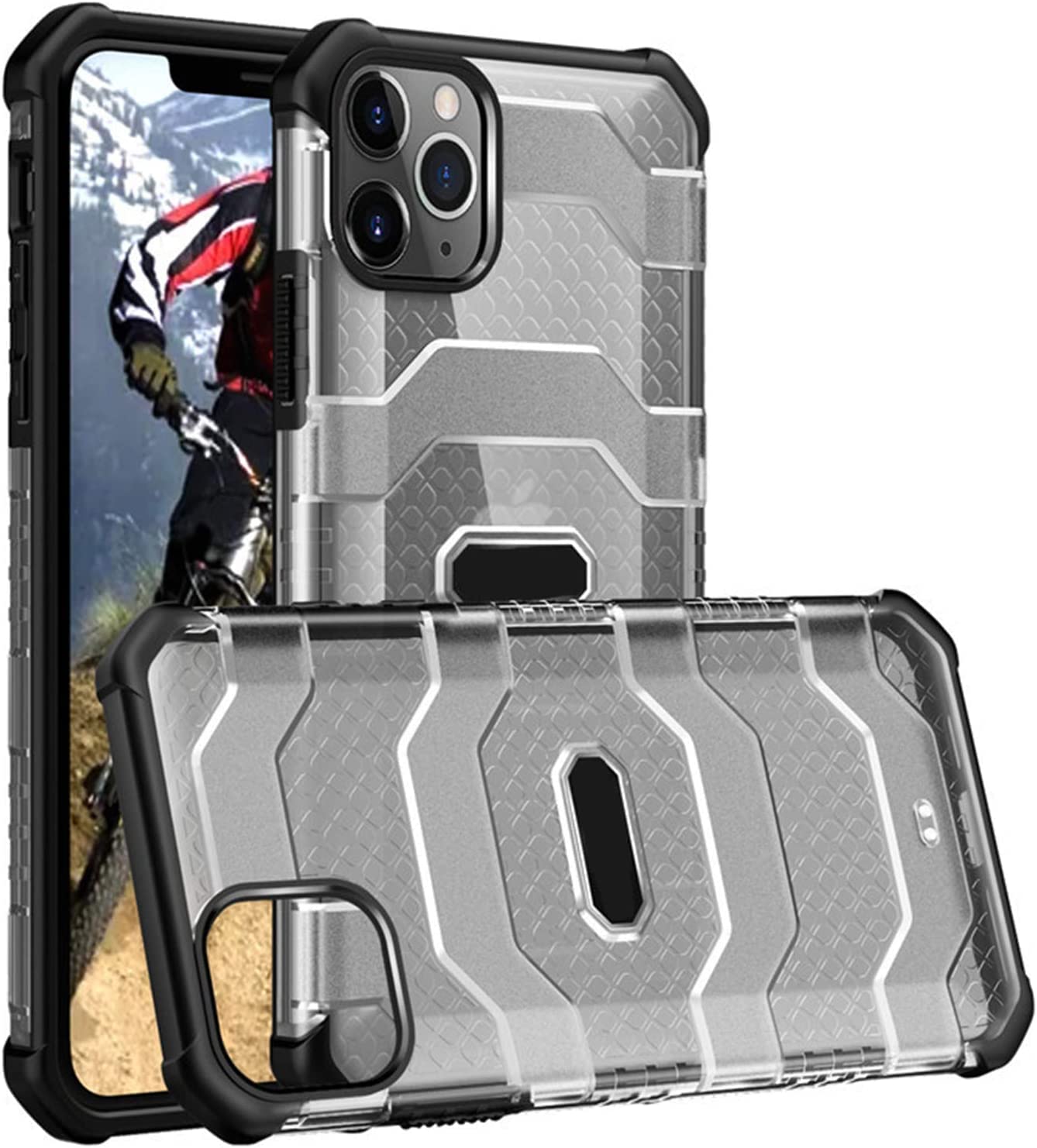 MHYALUDO Cover iPhone 12 Pro Max Compatibile con Magsafe, con 2X Proteggi Schermo, PC Rigido e TPU Grado Militare Antiurto per iPhone 12 Pro Max 6.7,Giallo sfumato