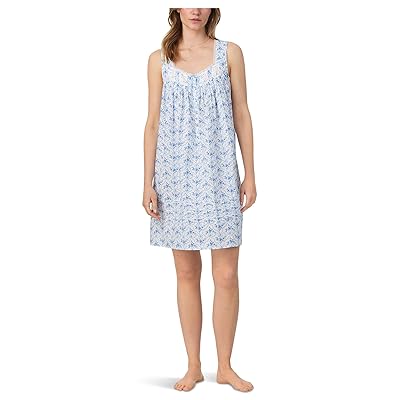 Eileen West Cotton Woven Lawn Sleeveless Short Chemise Women