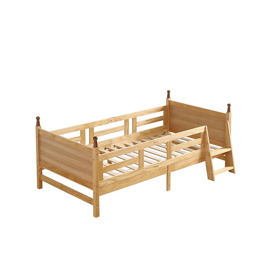 【全新未使用】【新作】ロフトベッド シングル 木製 収納付き 耐震 北欧風 Amazon.co.jp: OSLEEP シングルベッド 木製 子供用 ロフトベッド