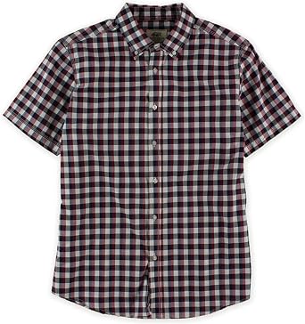 Ecko Unltd. Mens Plaid Ss Button Up Shirt