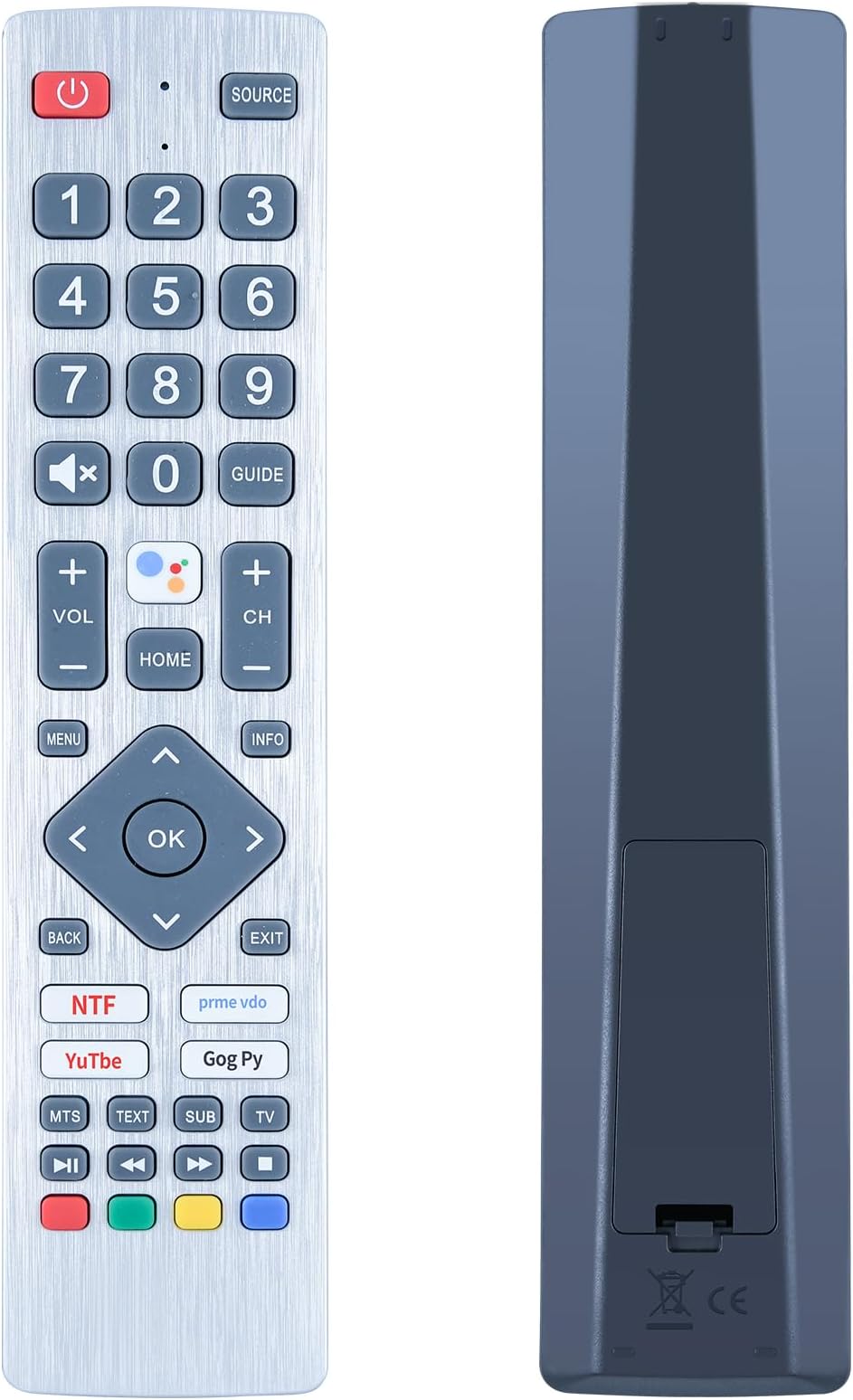 Generic Replacement Compatible with Sharp Aquos Ultra Smart TV Remote Control with with 4 Shortcut Buttons, No Voice Function, No Setup Required