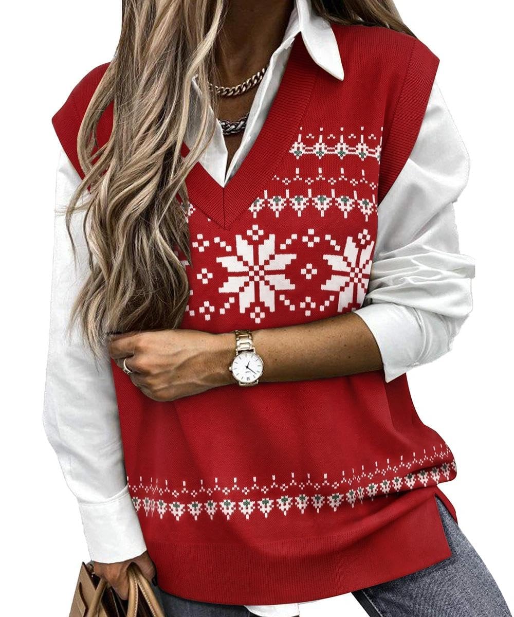 TIYOMI Plus Size Sweater Sleeveless Tops for Women Knitted Tank Tops XL-5XL
