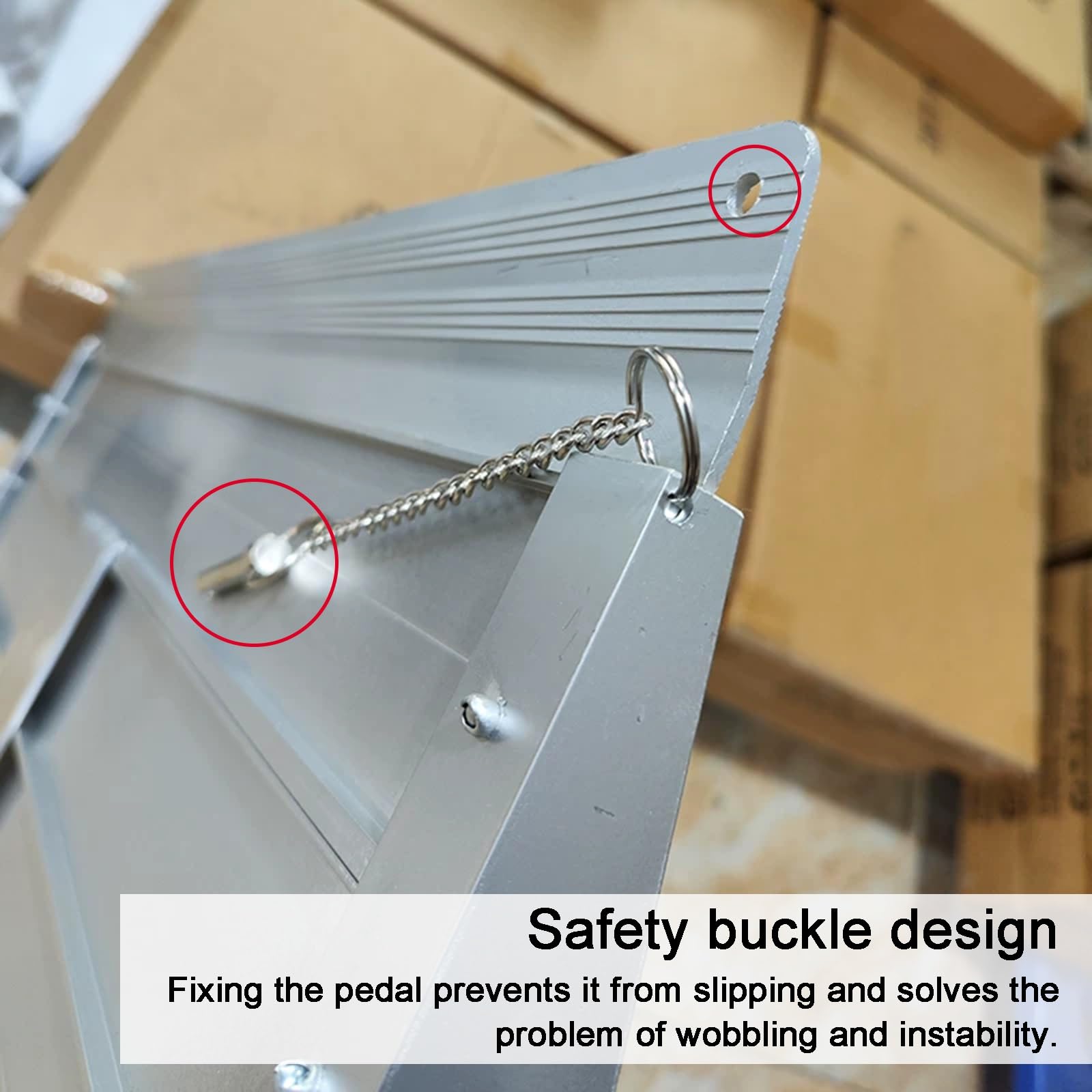 Rampas para Silla de Ruedas de Aluminio, Rampa de Transición, 73x61cm, con Asa y Hebilla, Capacidad de 300 kg, para Motocicletas, Carretillas y Sillas de Ruedas