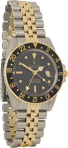Pre-loved Black Two-Tone Stainless Steel GMT-Master 40MM, Black