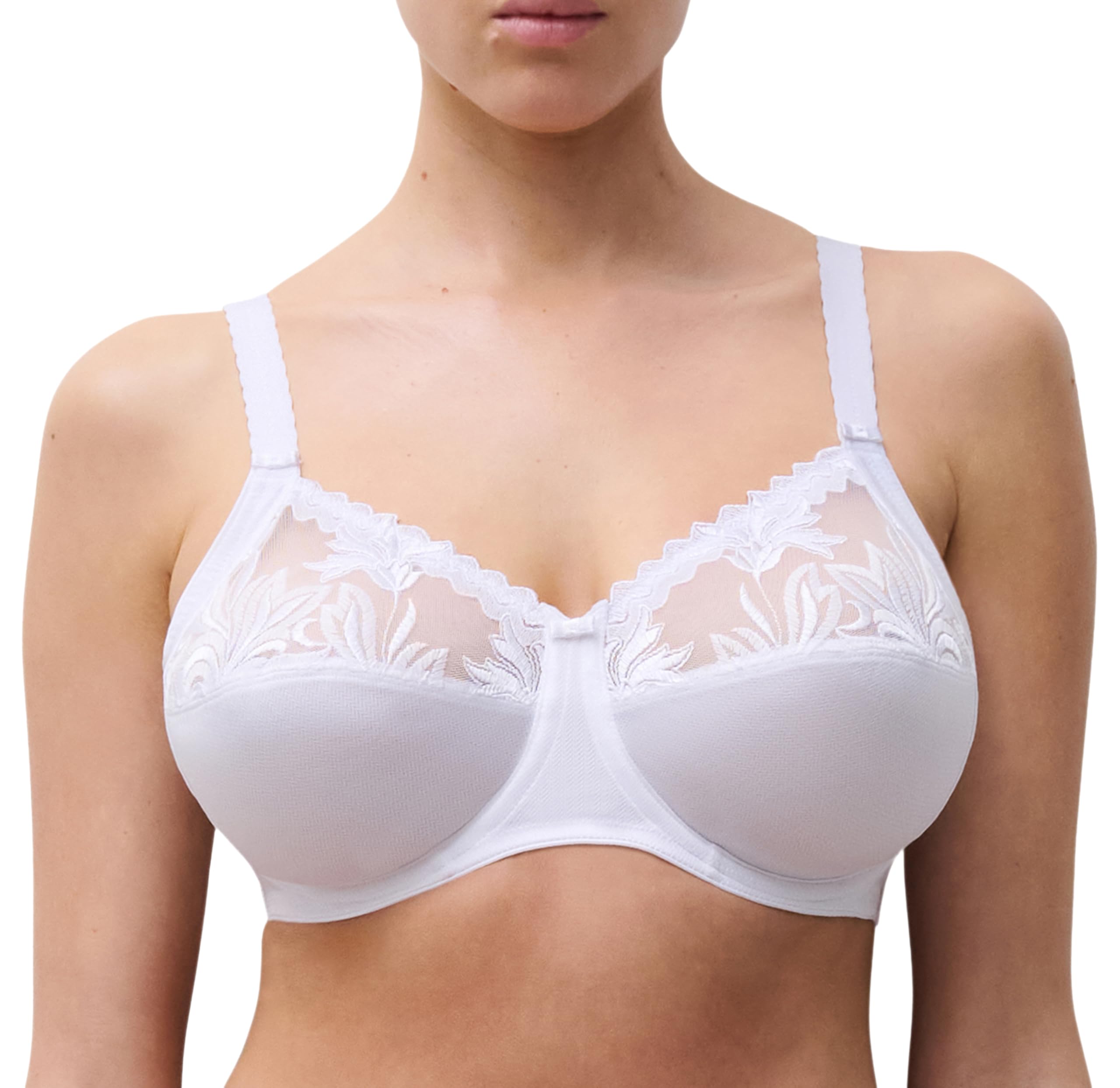 Chantelle Women's Weiss Amazone, Very Covering Underwired Bra, Lingerie, 44D