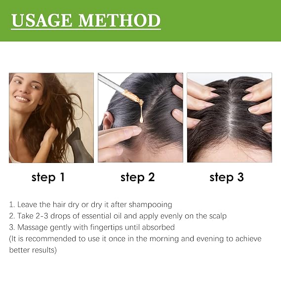 Hair Care Oil, Hydrating Oil to Add Hair Shine and Smooth Split Ends, Strengthens Damaged Hair, 1.69 oz