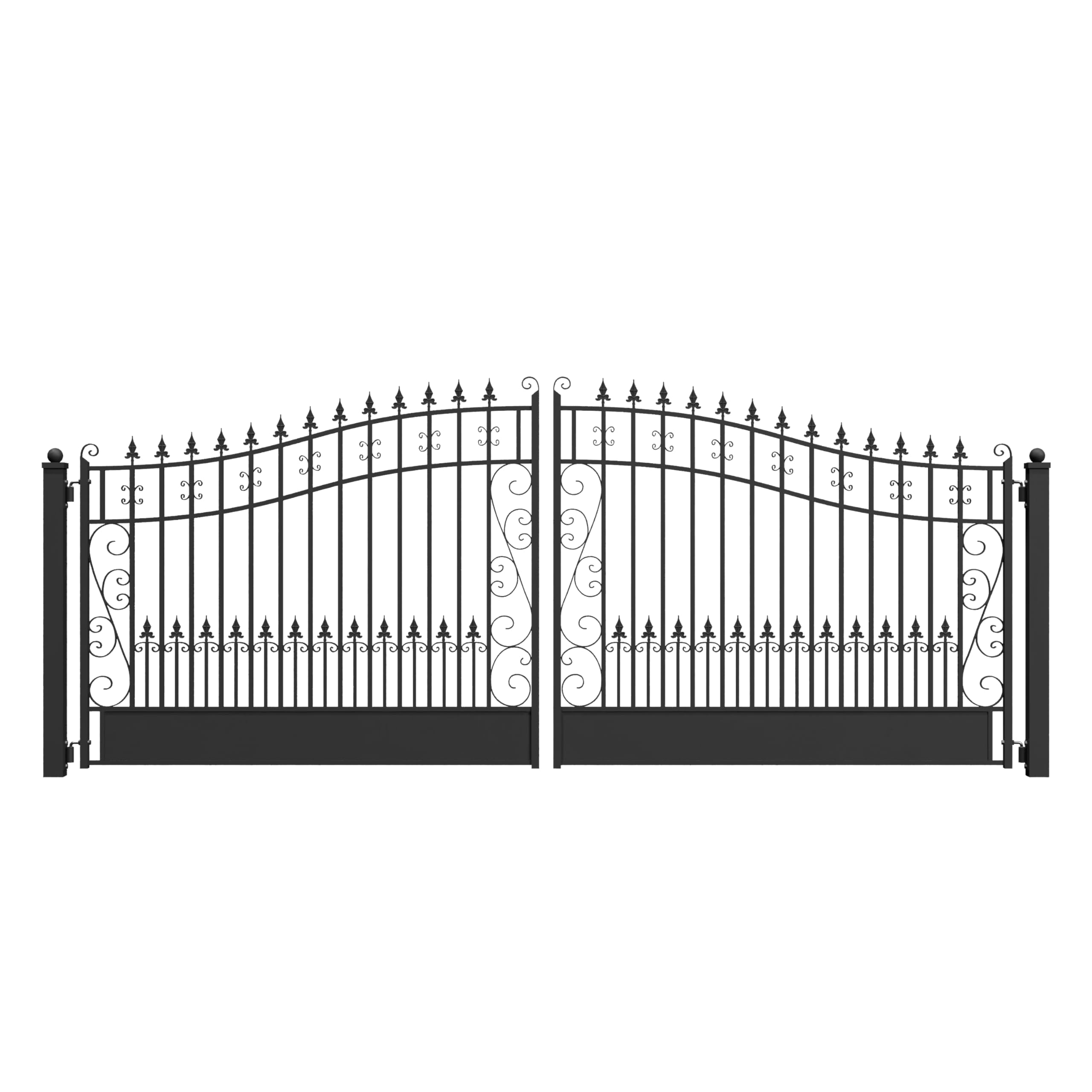 ALEKO Dual Swing Driveway Gate 16x6 Venice DG16VEND