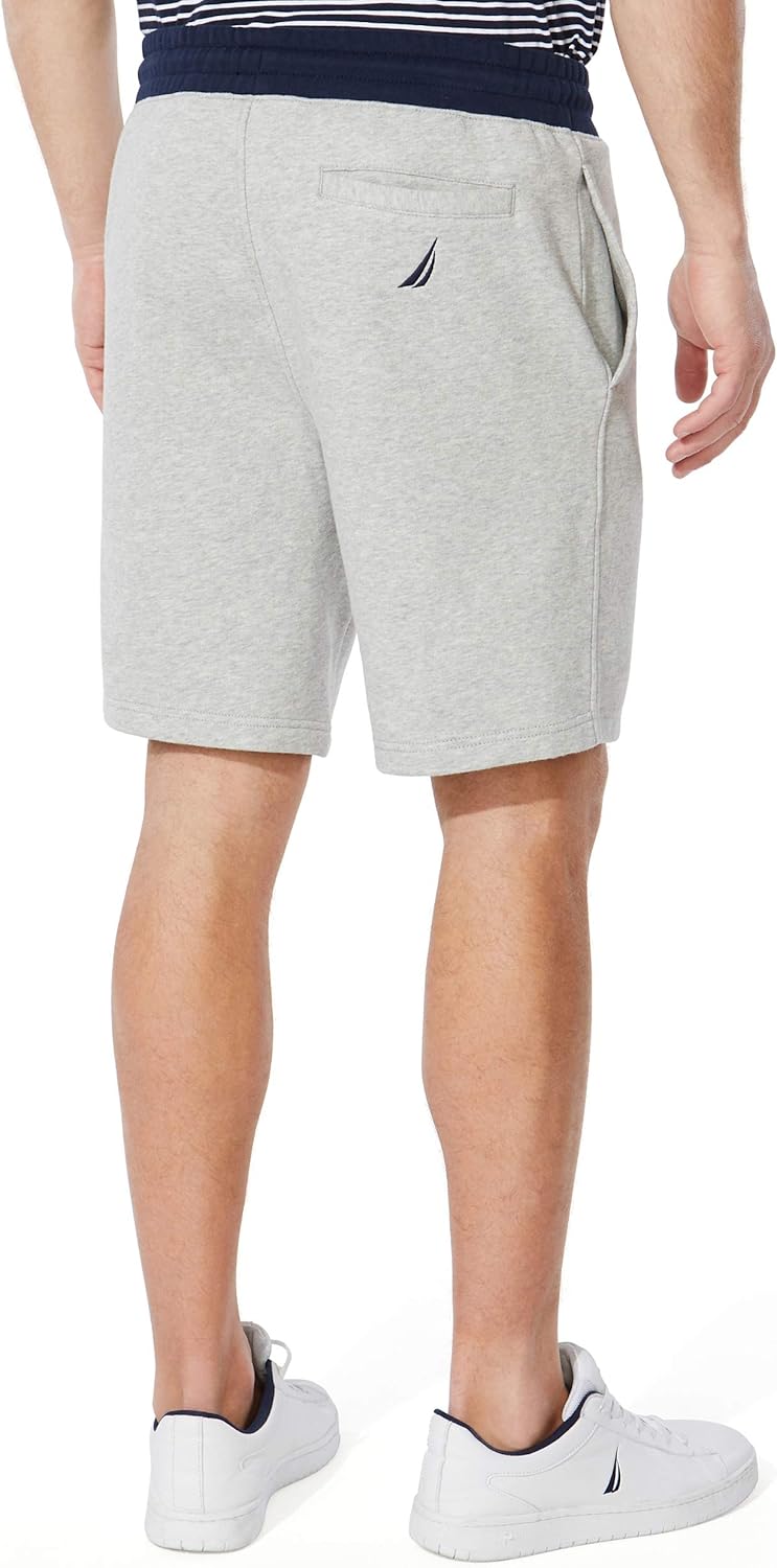 Nautica Mens Nautica Men's Fleece Logo Shorts - Image 3