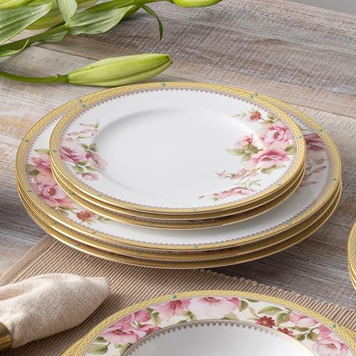 Miniatura 6 de Noritake Hertford - Juego de vajilla de 12 piezas, servicio para 4 personas