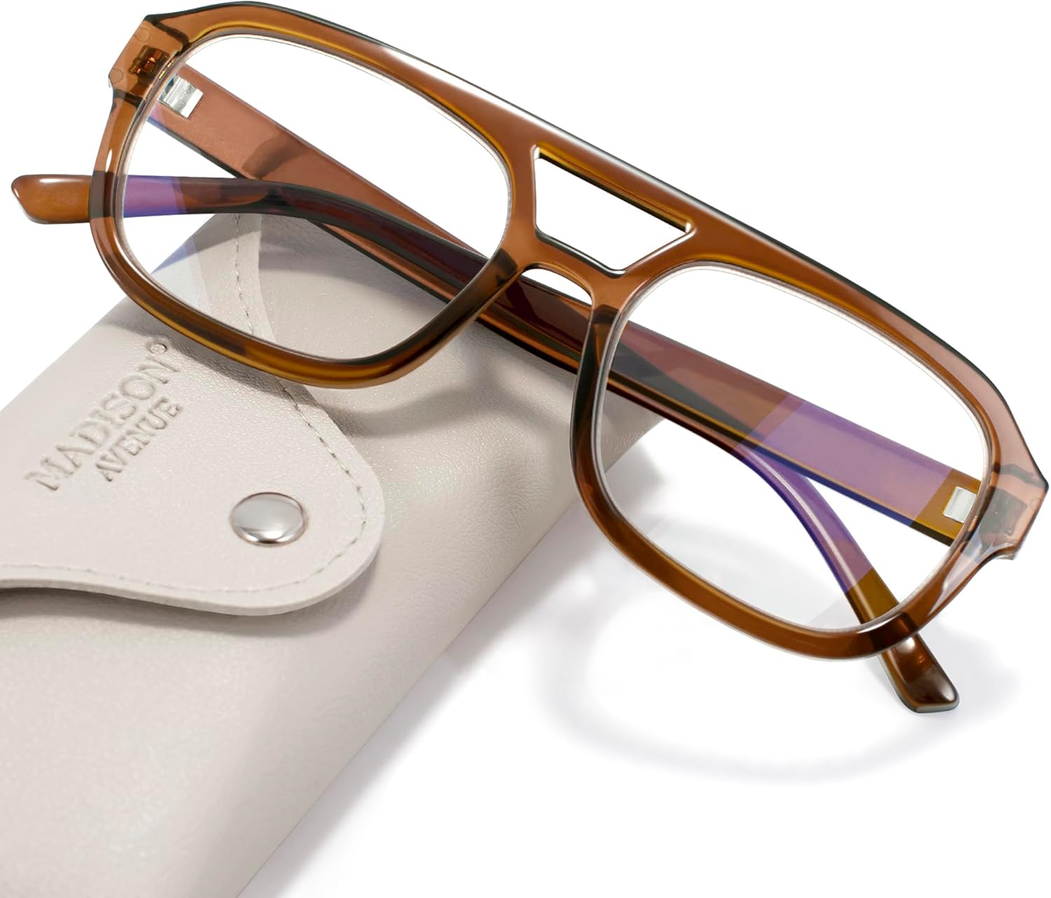 Madison Avenue Retro Aviator Blue...