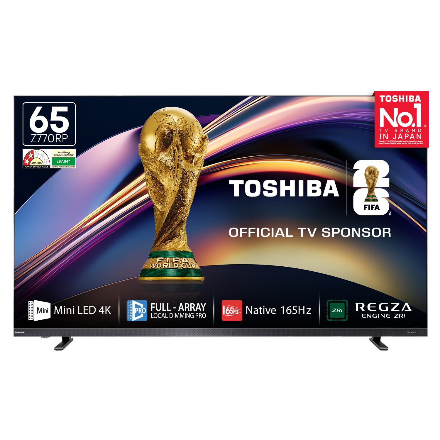 TOSHIBA 164 cm (65 inches) Z770RP Series 4K Ultra HD Smart MiniLED QLED TV 65Z770RP (Black)-picture-18