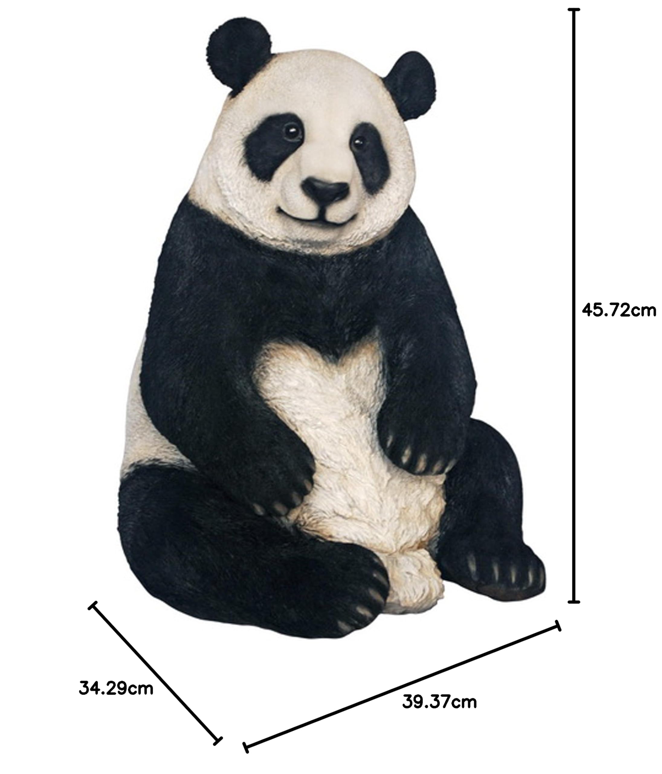 Amazon.co.jp: Hi-Line Gift Ltd パンダ 座っている置物