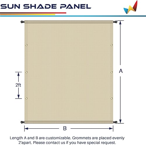 Miniatura 4 de Windscreen4less - Cubierta universal de repuesto para persiana, color beige, Beige