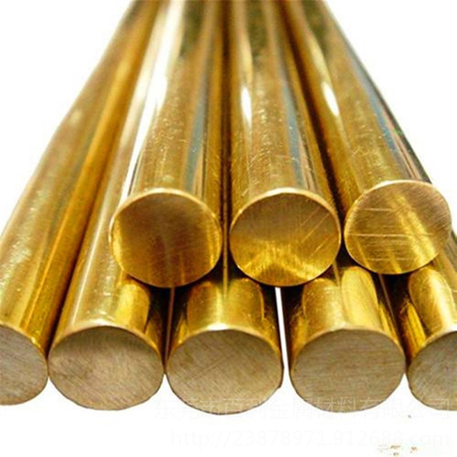 Barra tonda in ottone da 10 pezzi, dimensioni 1 mm, 1,2 mm, 1,5 mm, for la fabbricazione di coltelli e l'artigianato Materiale Grezzo(1.2x500mm)