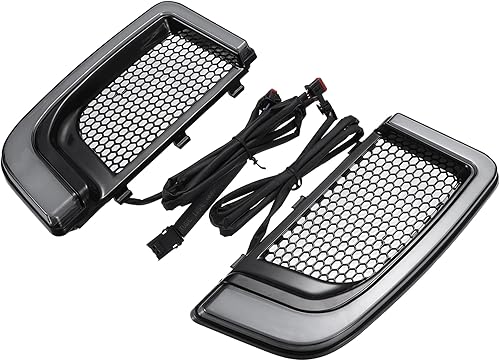 Carenado LED para motocicleta, parrillas inferiores, intermitentes, luz de funcionamiento para Harley Electra Glide Road Glide CVO Street