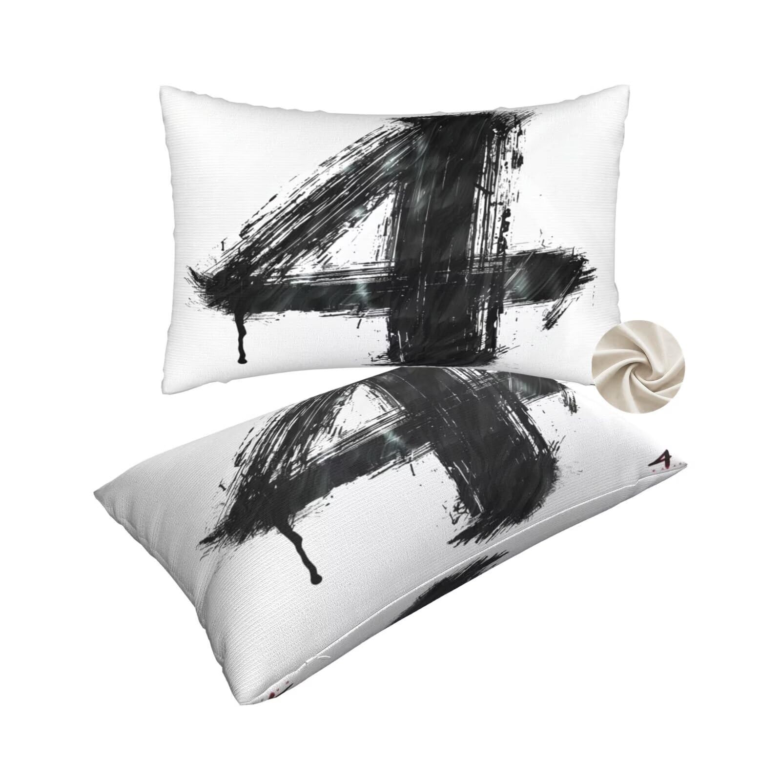 Housses de coussin 50x80 cm lot de 2 pour un canapé de salon accueillant